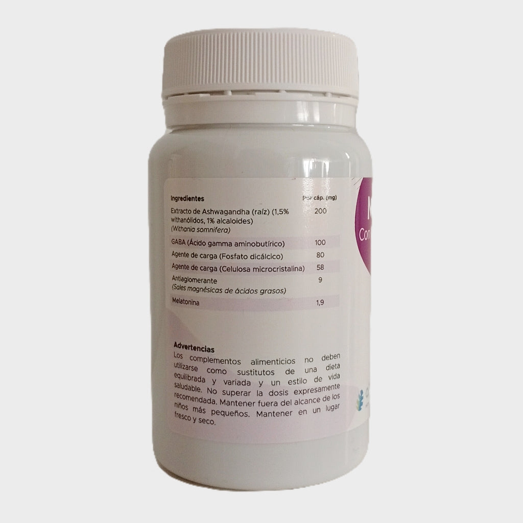 Melatonina con gaba y ashwagandha