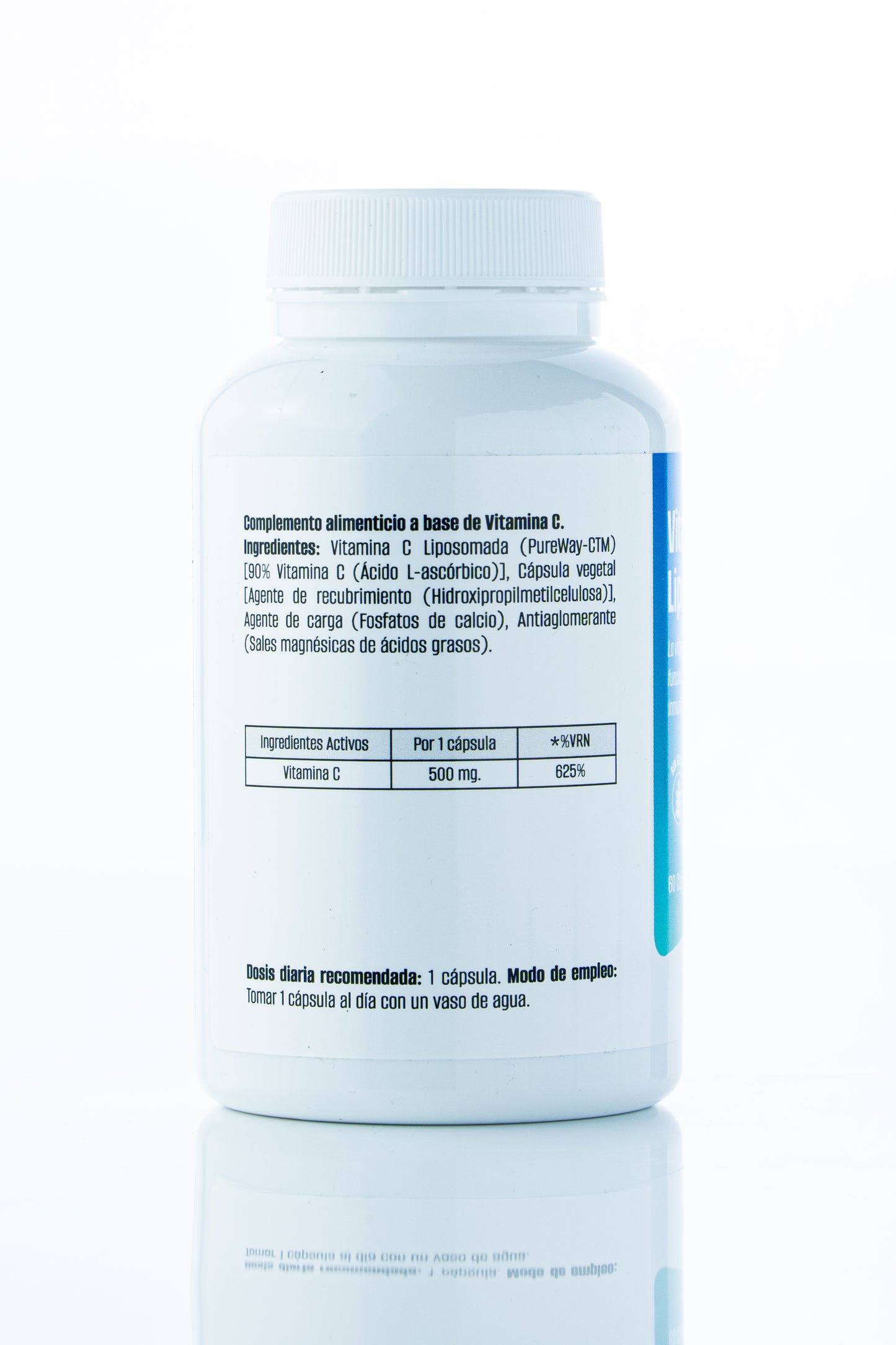 Ingredientes vitamina C liposomada