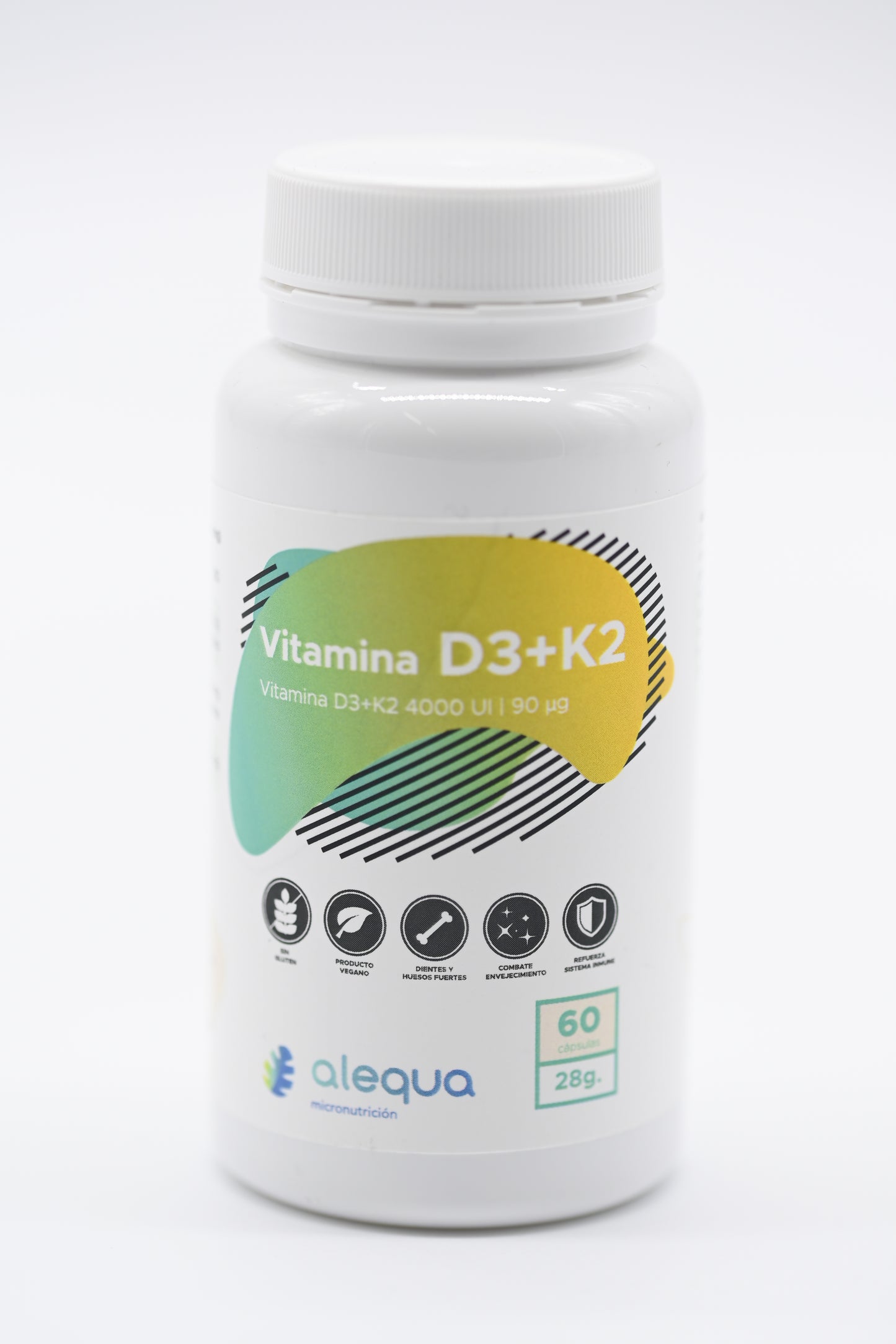 Vitamina D3 (4000UI) + K2 (60 cápsulas)